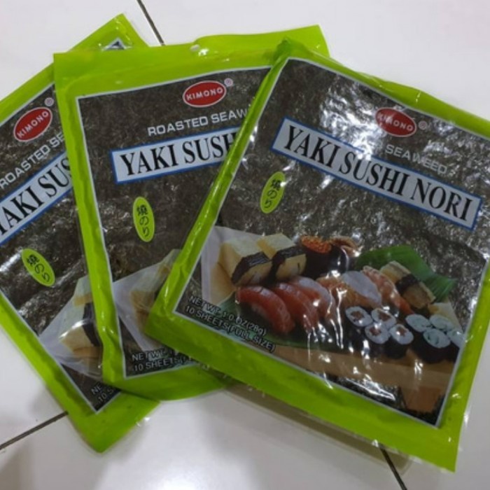 

10cscss Rumput Laut Kimono Yaki Sushi Nori Roasted Seaweed10 Sheets Dscscv
