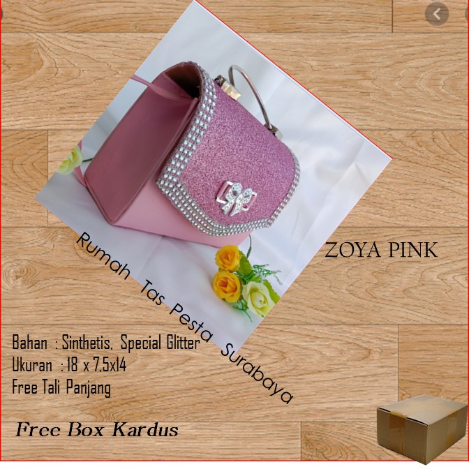 Tas Elegant,Tas Lucu,Tas Murah,ZOYA PINK