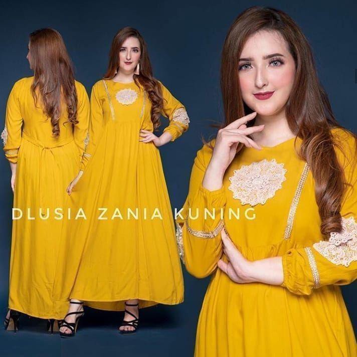 GAMIS ARAB MOTIF MATAHARI/ GAMIS RENDA/BAJU WANITA GAMIS RENDA JUMBO