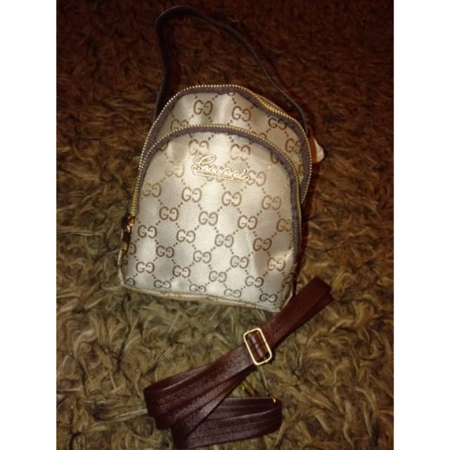 TAS GUCCI MINI RANSEL MULTI FUNGSI