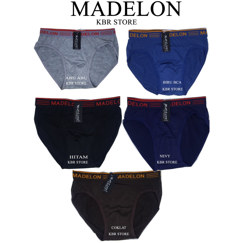 3 pcs underwaer collettion madelon isi 3 pcs madelon terbaru celana dalam terbaru celana dalam cowok/celana dalam pria terabaru WF STORE