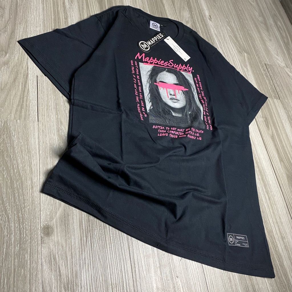 Kaos ERIGO APPAREL T-shirt Premium Brand Distro Baju pria wanita Tshirt Cotton Combed 30s Murah T-Shirt Kaos Distro Streetwear Original Mappies Spesial art ALWAYS LIE From Bandung Kaos Oversize Hitam