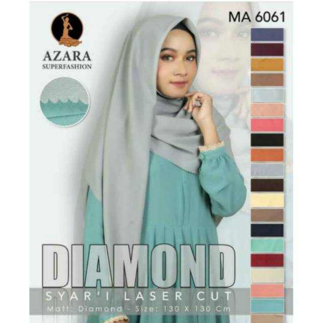 Diamond Syar'i Laser Cut by Azara Superfashion