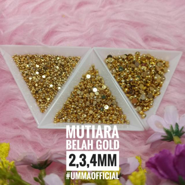 Mutiara belah gold