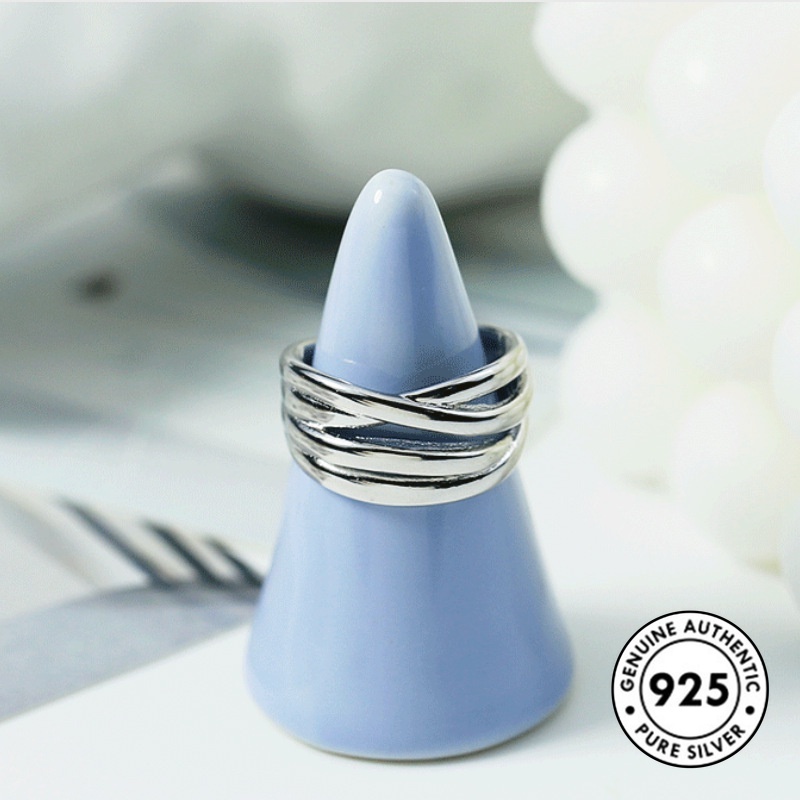 Cincin Model Twist Bahan S925 Sterling Silver