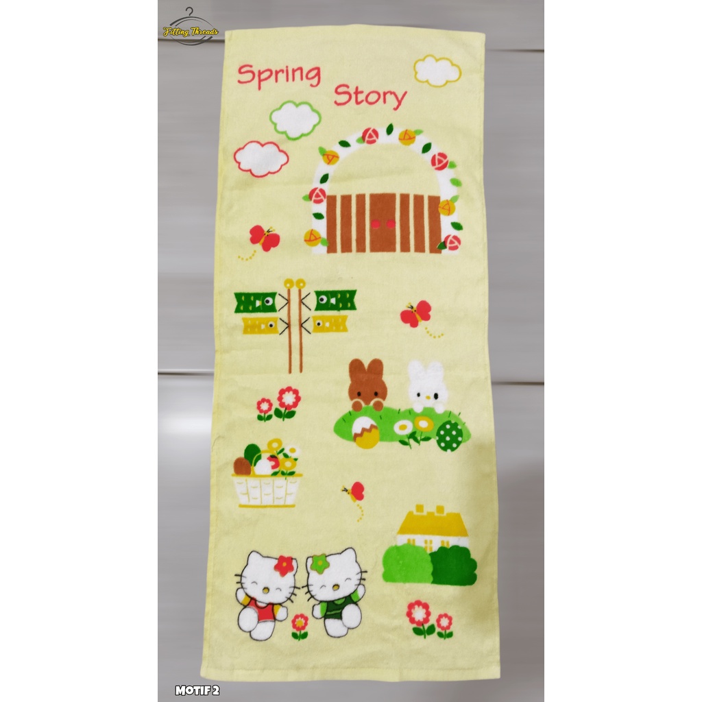 Handuk Bayi &amp; Anak Microfiber / Handuk Mandi Karakter DIXON Ukuran 35x80 cm