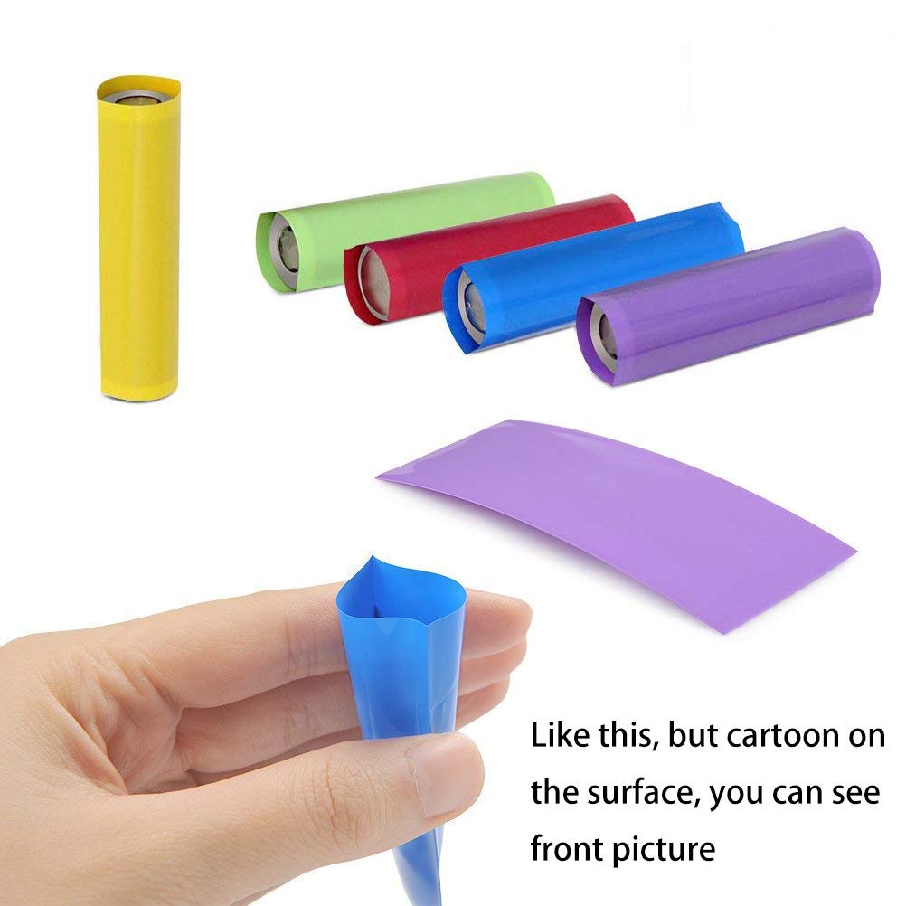 

Plastik Jaket Baterai Skin PVC - Color Battery Wrap 18650 Heat Shrink