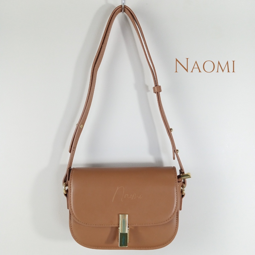 NAOMI - Theresia Sling Bag Import - Tas Selempang - Tas Kulit Wanita Impor - Tas Fashion - Tas Wanita - Tas Naomi - Naomi Bag