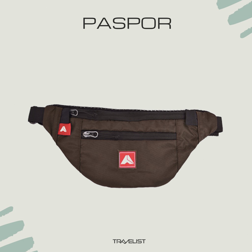 Avtech Tas Paspor New / waist bag / waistbag / tas pinggang / tas avtech / tas kecil / tas slempang