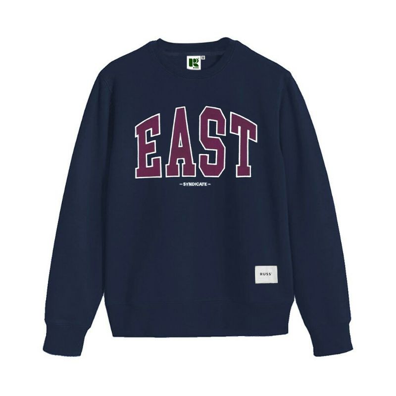 crewneck russ east navy/sweatshirt russ east navy