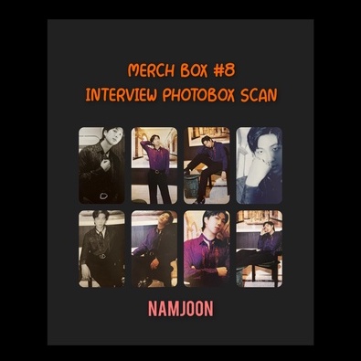 BTS PHOTOCARD MERCH BOX #8 UNOFFICIAL