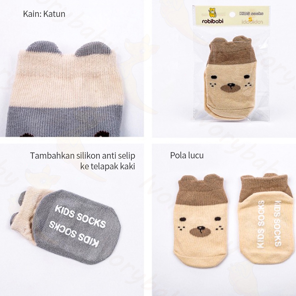 Ivorybaby Kaos kaki anak pendek/baby socks/kaos kaki bayi selutut degan motif lucu