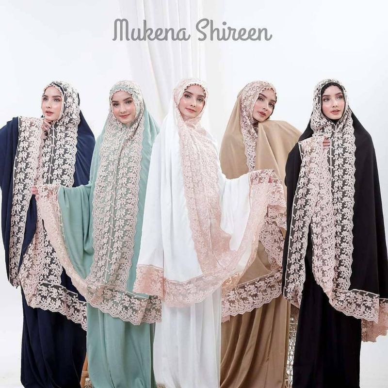 MUKENA SHIREEN KATUN RAYON TERBARU 2021/MUKENA DEWASA KATUN/MUKENA DEWASA LASER/MUKENA TRAVELING