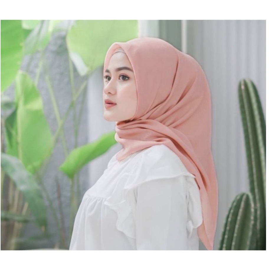 JILBAB SQUARE HIJAB SEGIEMPAT WARNA MOTIF BAHAN SATIN VELVET PREMIUM TERMURAH SQUARE BISA COD