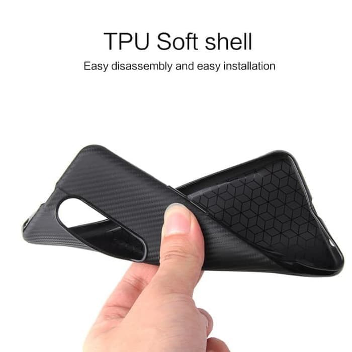 Xiaomi Redmi 8 Soft Case FIber Carbon