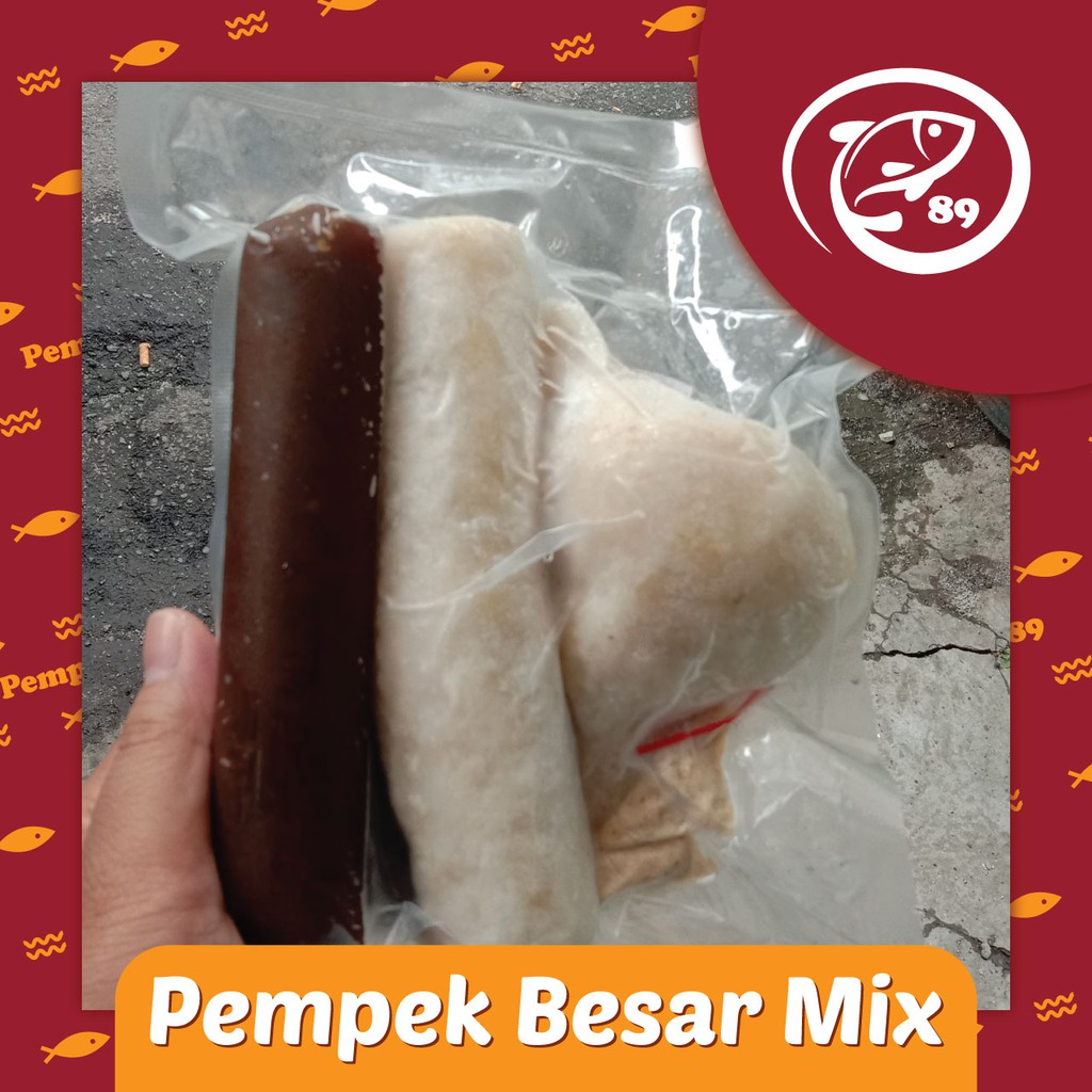 

PEMPEK BESAR MIX ISI 2 PCS - PEMPEK PALEMBANG ASLI - PEMPEK 89