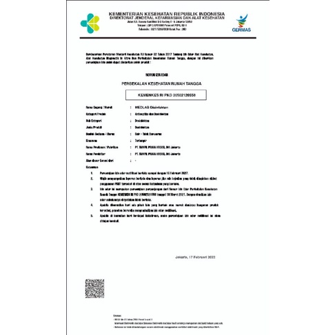 Medlab Disinfektan DESINFEKTAN 5 liter