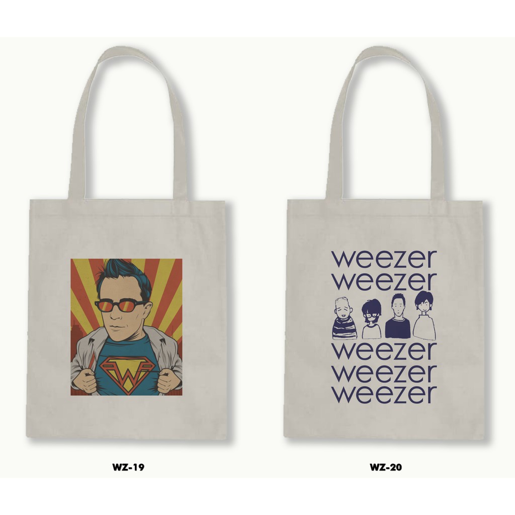 TOTE BAG BLACU - WEEZER .01