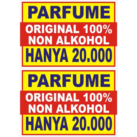 

KERTAS TULISAN LAMINATING / KERTAS HARGA BANDROL / NAMETAG HARGA JUALAN / KERTAS OBRAL HARGA JUALAN