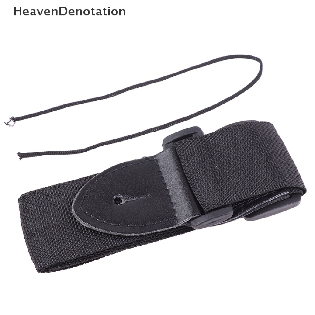 (Heavendenotation) Strap Gitar Universal Bahan Nilon + Kulit Pu Ukuran 68cm - 124cm