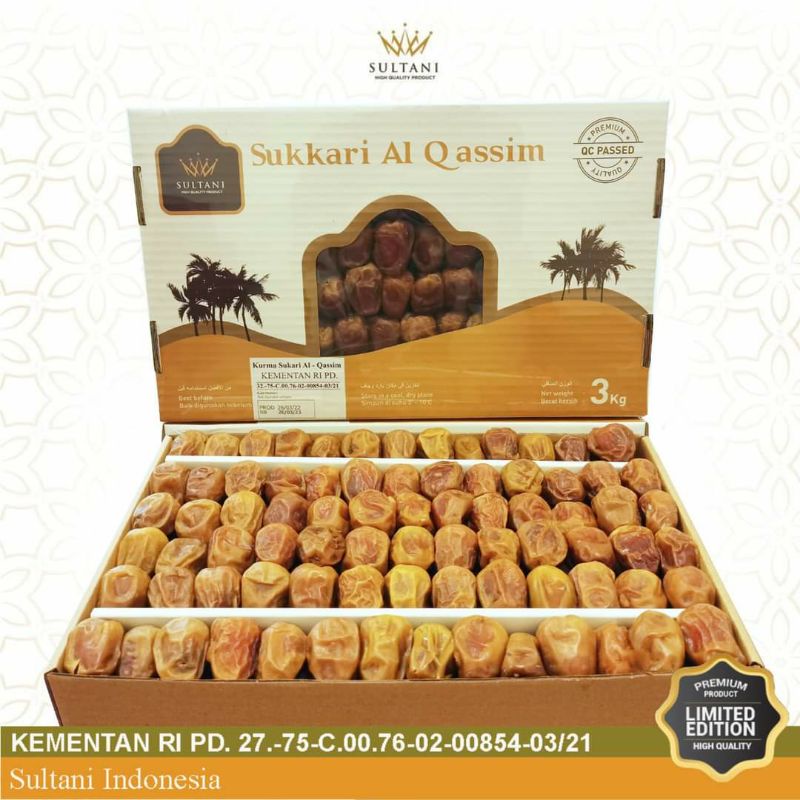 

kurma sukari sultani 3kg premium terbaru sukari sulthani 3 kg