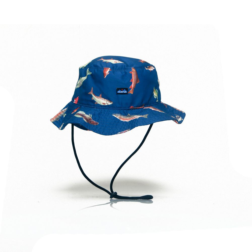 v KAVU BFE KEEP FISHN HAT BLUE topi