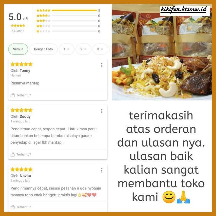 

ANEKA-BERAS- PAKET NASI MANDHI DILENGKAPI BERAS BASMATI BUMBU BRIYANI KEBULI KABSAH - KEBULI -BERAS-