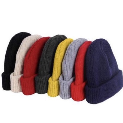 BEANY HAT SHORT kupluk distro katoon distro polos