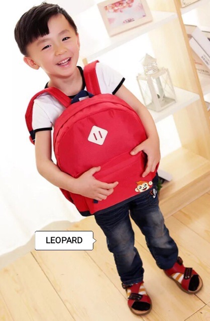 Tas Backpack For Kids Motif MONKEY /tas ransel anak cowok cewek /tas anak jagoan /tas punggung