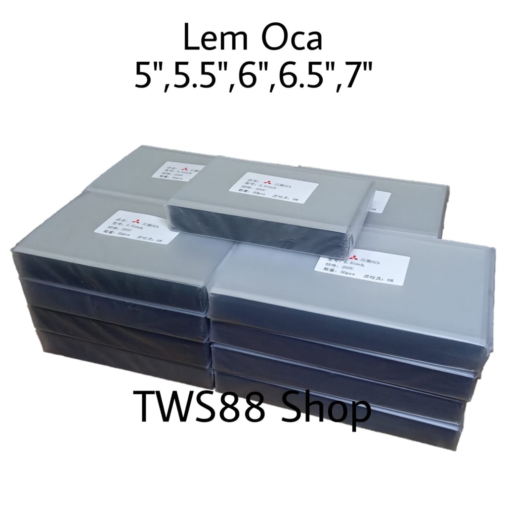 (TWS) LEM OCA KERING - LEM OCA LEMBARAN - OCA ADHESIVE UNIVERSAL