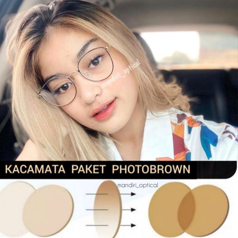 Frame kacamata CAT EYE (PAKE FRAME+LENSA PHOTOBROWN) | KACAMATA MINUS | KACAMATA WANITA | KACAMATA MURAH | KACAMATA KEKINIAN | KACAMATA FASHION | CAT EYE | KACAMATA KEKINIAN