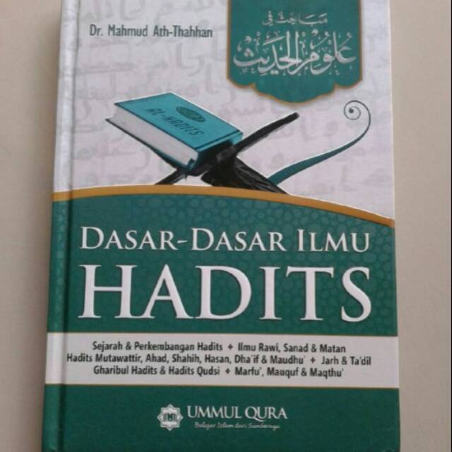 Dasar Dasar Ilmu Hadits Sejarah Ilmu Rawi Sanad Matan Mutawattir Shopee Indonesia