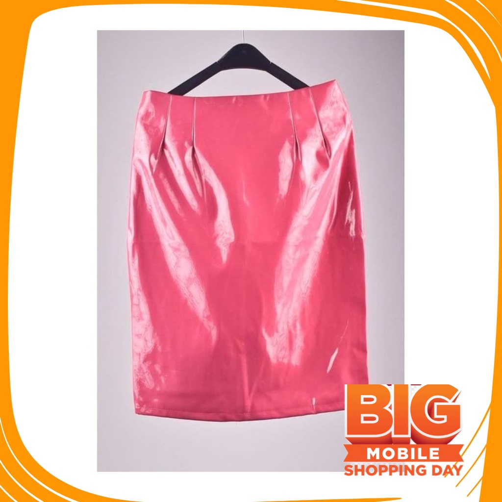 Plisket Jins Dnim MEkar biru merah hitam kuning hijau putih abu /  (REAL PIC) A688611 ROK MIDI CEWEK