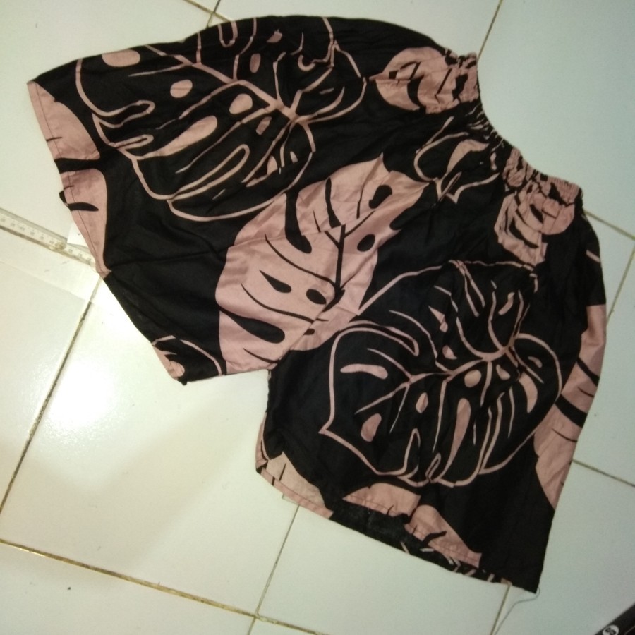 celana print pendek dewasa wanita size jumbo