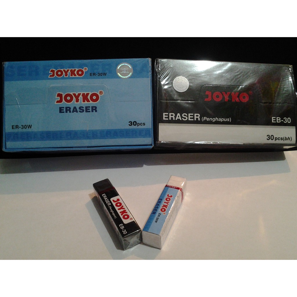 

Penghapus joyko B-30 panjang hitam - putih