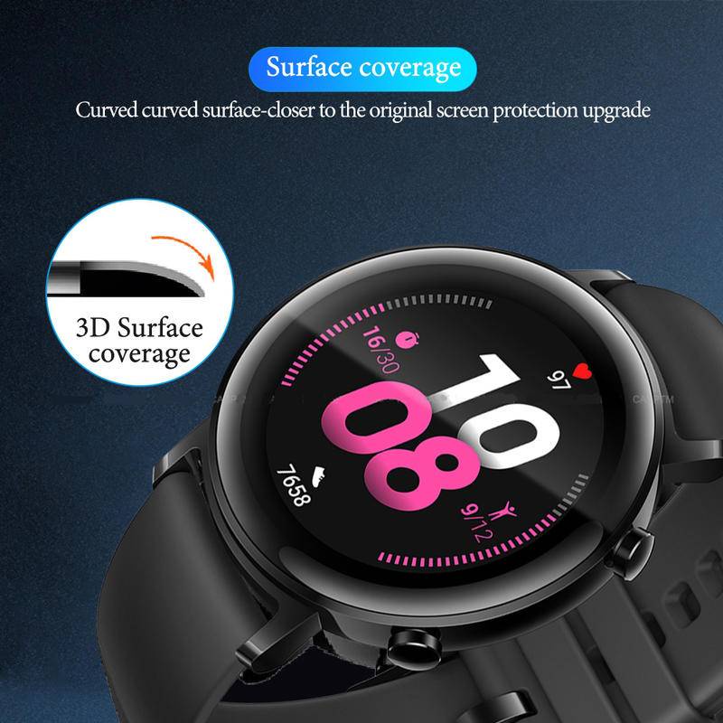 Pelindung Layar Hydrogel Anti Sidik Jari Ultra Tipis 42mm 46mm Untuk Huawei Watch 3 Pro GT2 2e 3 42mm GT Runner GT Runner Magic 2 42mm 46mm GS3