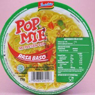 POP MIE RASA BASO UKURAN 75GR. ORIGINAL.HARGA GROSIR. TERMURAH