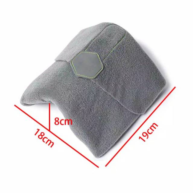 Smart Travel Pillow Neck Scarf Bantal Leher Selimut Travelling Nyaman Dan Hangat