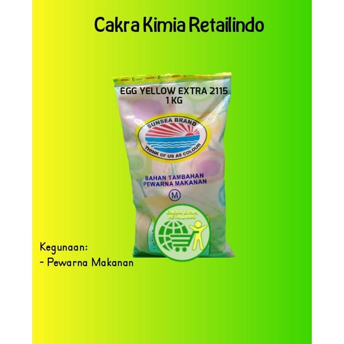 

Pewarna Makanan Egg Yellow Extra 2115 Netto 1 Kg