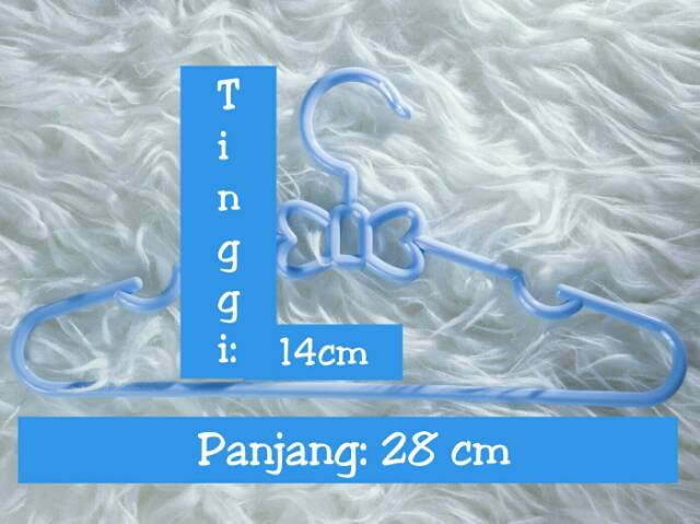 Hanger / Gantungan Baju Anak / Bayi Model Pita Sweet Icy-6