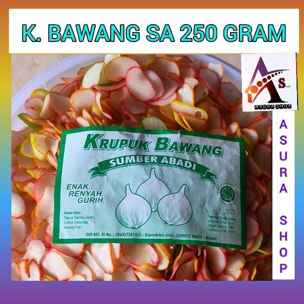 

Kerupuk Bawang Warna Seblak Mentah 250 Gram