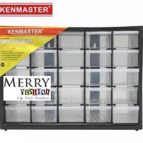 RAK KOMPONEN 25 slot / KOTAK SPARE PART / RAK SUSUN Kenmaster