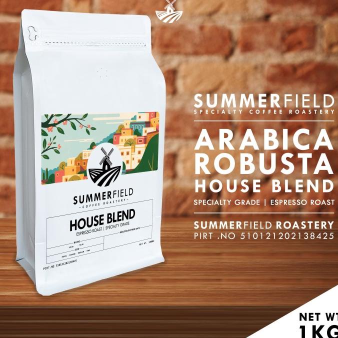 

Summerfield House Blend 1KG ARABICA ROBUSTA BLEND