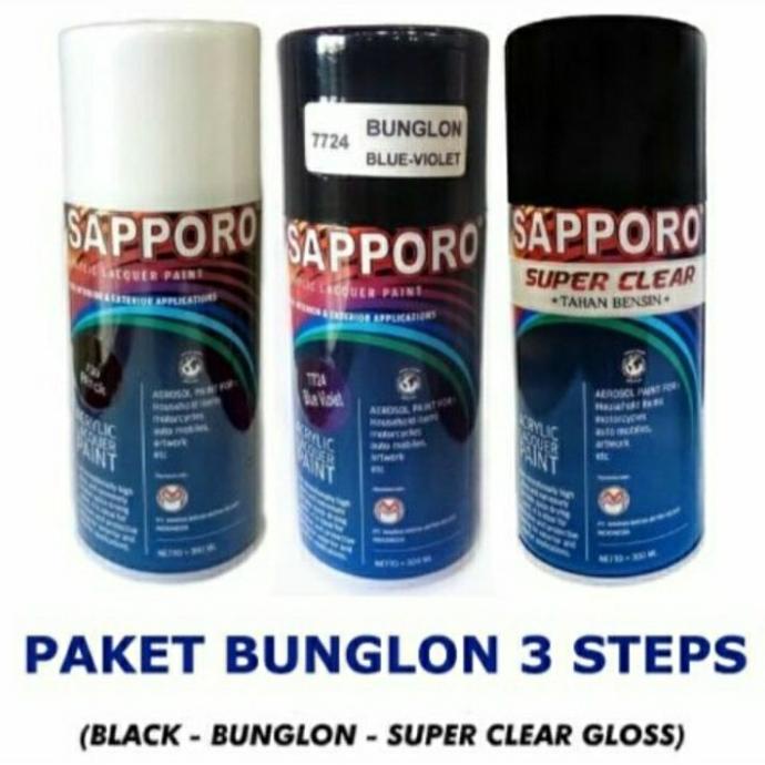 Paket Cat Semprot Sapporo Bunglon