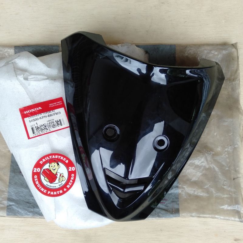 TAMENG PANEL DADA DASI DEPAN HITAM KARISMA 125 D X ORIGINAL AHM 64500-KPH-880FMB