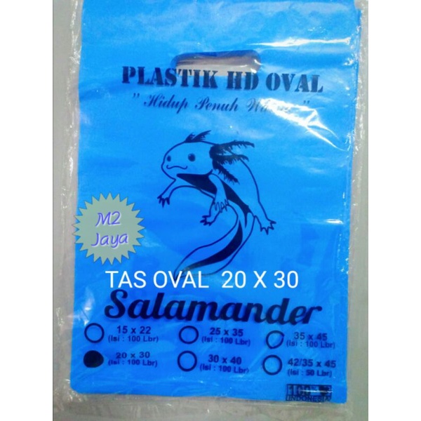 

TAS PLASTIK/HD OVAL 20 x 30 ISI 100 Pcs
