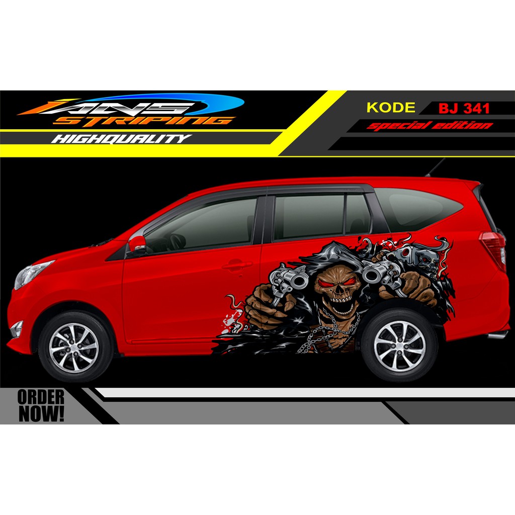 STIKER MOBIL CALYA / STICKER MOBIL SIGRA / DECAL STICKER MOBIL / STIKER MOBIL