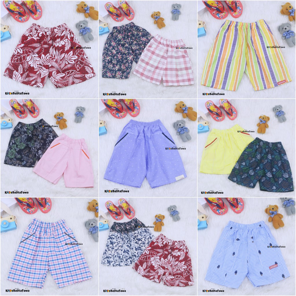 Celana Anak Kode Z Uk. 2-3 Tahun / Celana Pendek Anak Perempuan Short Pants Adem Murah