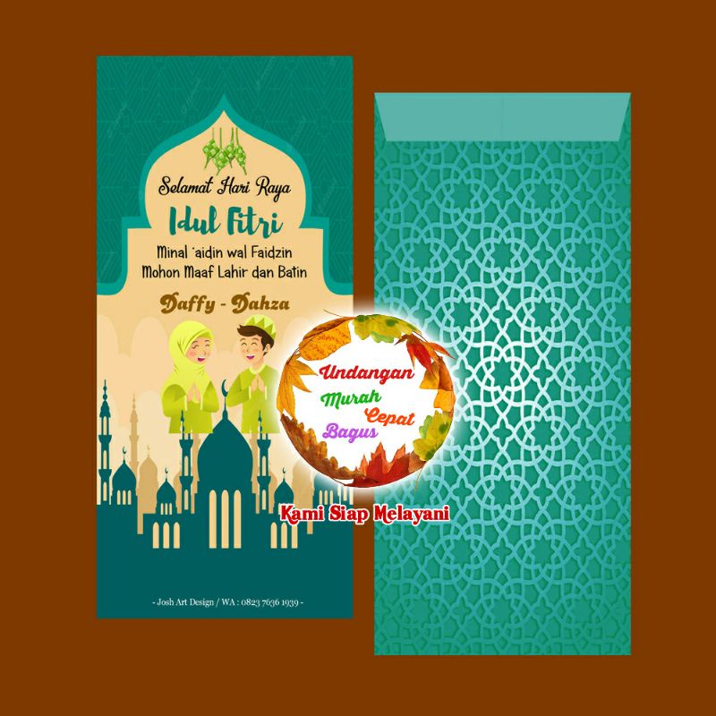 

Amplop angpau lebaran idul fitri bisa tulis nama