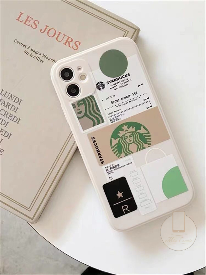 Case Vivo Y12i Y12 Y20 Y53s Y51A Y31 2021 Y51 2020 Y30 Y20i Y30i Y12s Y20s Y91C Y17 Y11 Y15 Y50 Y91 Y93 Y95 Oppo A15 Reno 4F Reno 4 A12 A92 A52 A72 A3s A7 A12e A5s A31 2020 A15s Reno 4 LITE A11k  INS Fashion Starbucks Soft Tpu Case-6